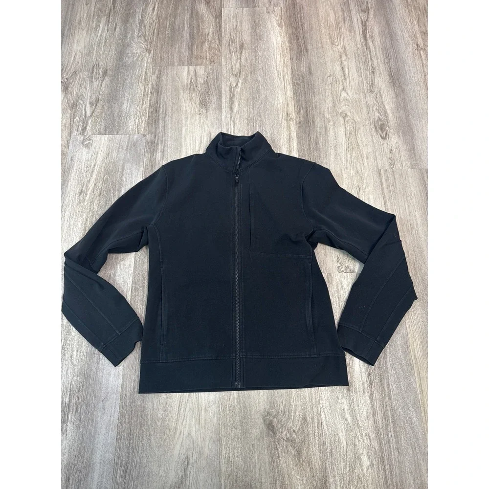 Lululemon Sojourn Jacket Mens Medium Black Full‎ Zip Track Jacket First Release